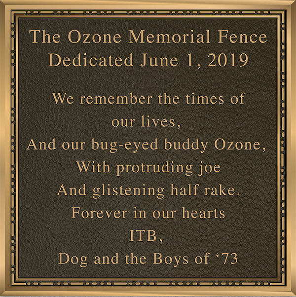 bronze plaque 5 star review, cast bronze plaques