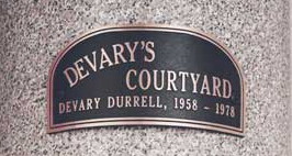 curved bronze plaques, flag pole curved plaque